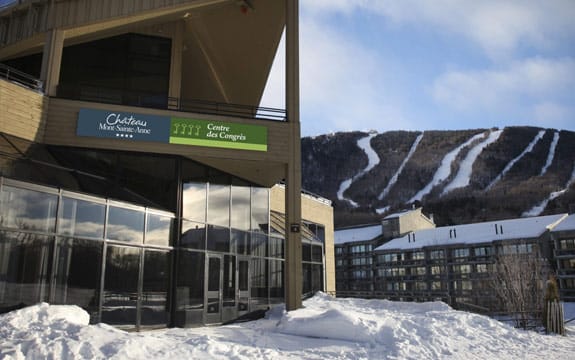 school ski trips mont sainte anne canada