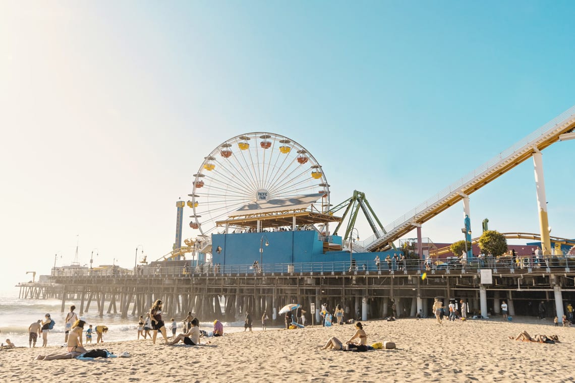 santa monica beach ferris