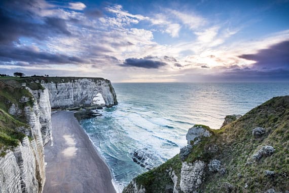 school education tours normandy cliffs france