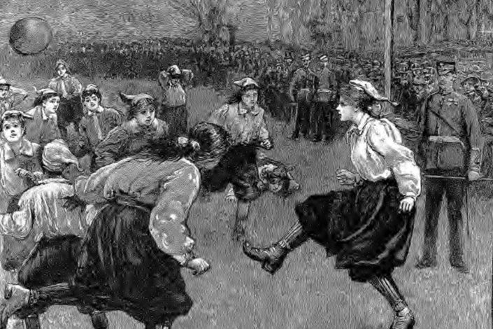 vintage womens football