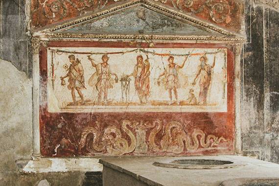 school trip to Pompeii