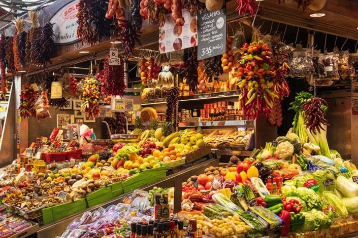 boqueria market barcelona School Food Technology Trips