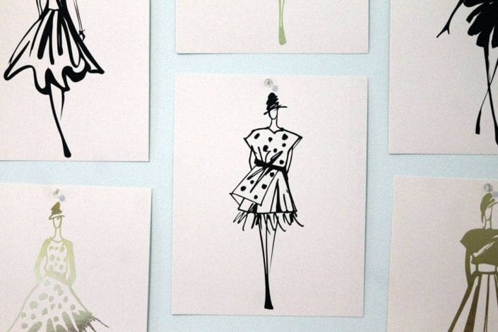 italy fashion and textiles trips drawings