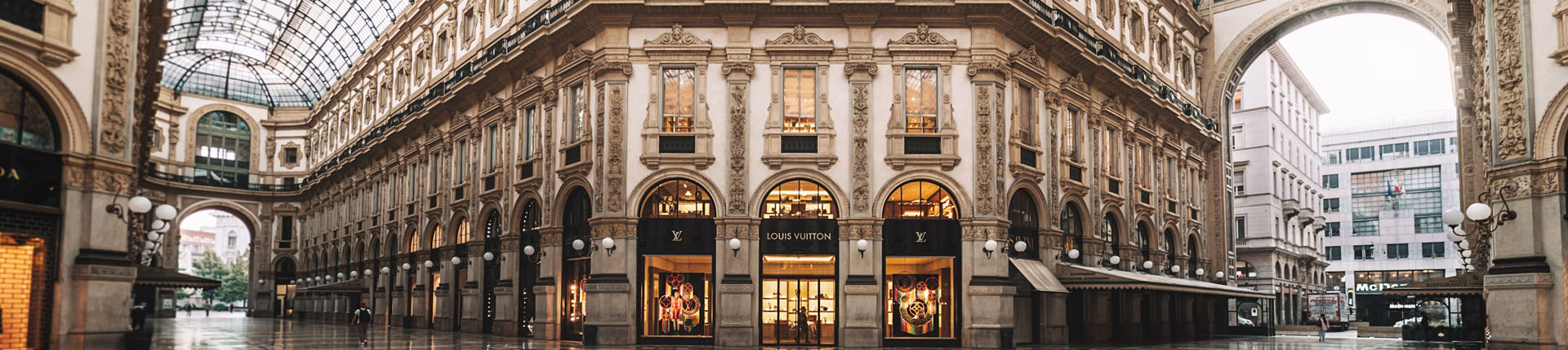 Milan Italy Fashion Textiles Banner