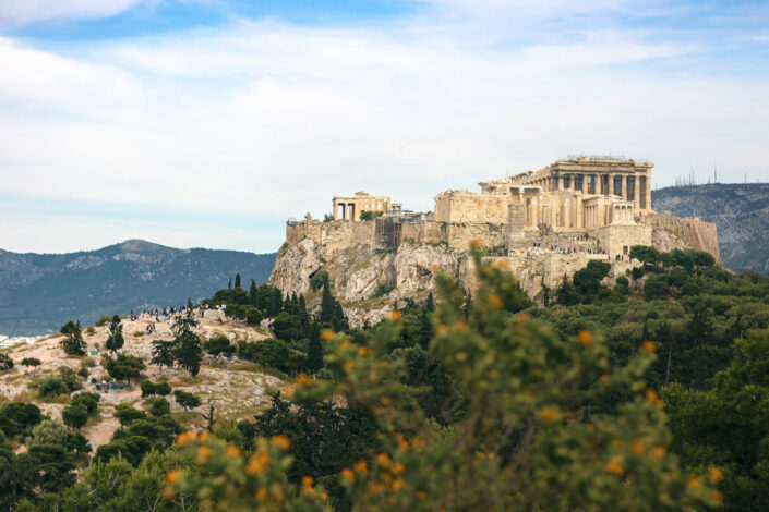 Pnyx, Acropolys, Areopagus Hill, Athens, Greece