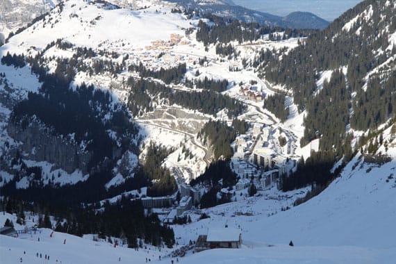 school ski trips flaine france