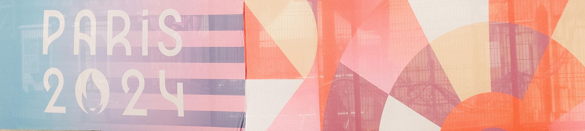 Paris sports olympics school trip banner